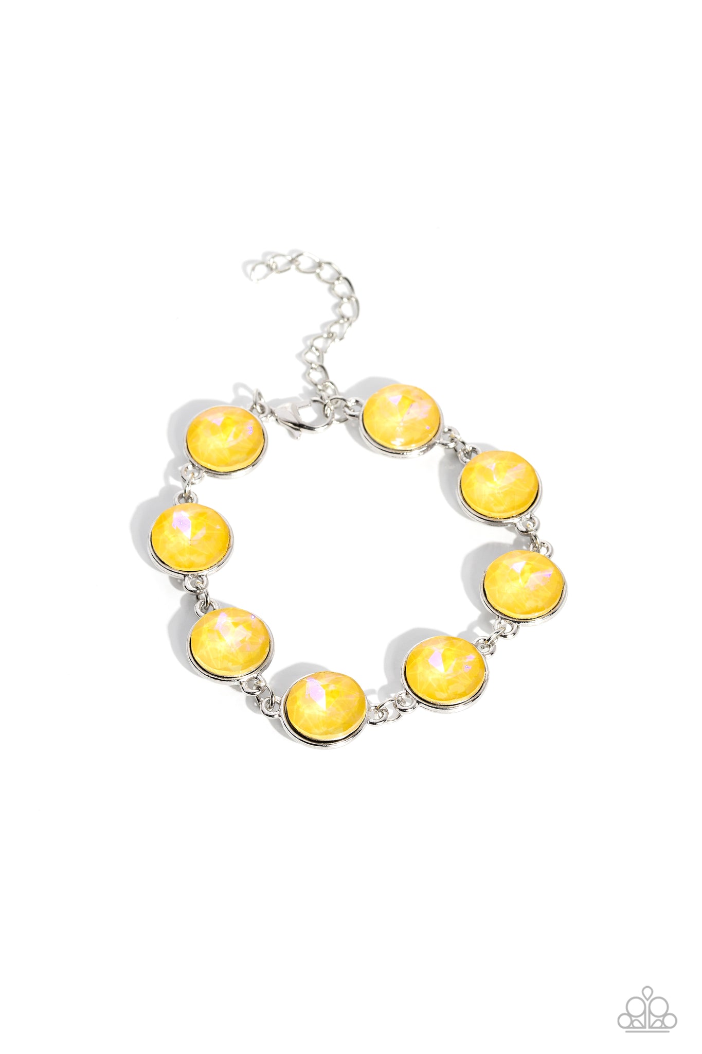 Paparazzi - Enchanted Emblems - Yellow Bracelet