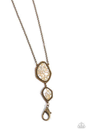 Paparazzi - Desert Darling - Brass Necklace