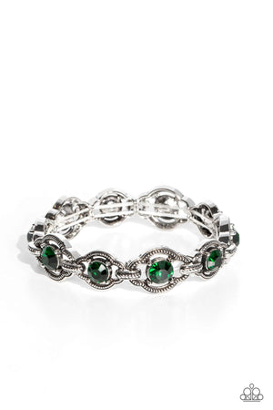 Paparazzi - ROPE For The Best - Green Bracelet