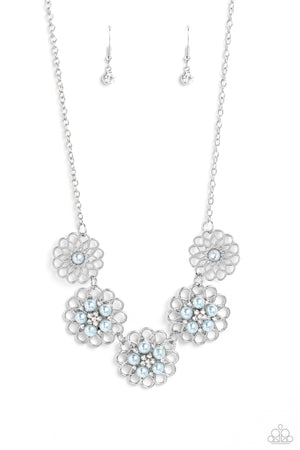 Paparazzi - Mandala Mosaic - Blue Necklace