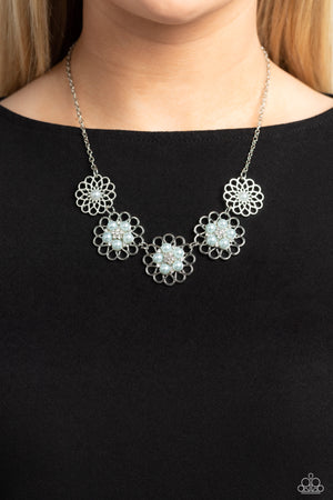 Paparazzi - Mandala Mosaic - Blue Necklace