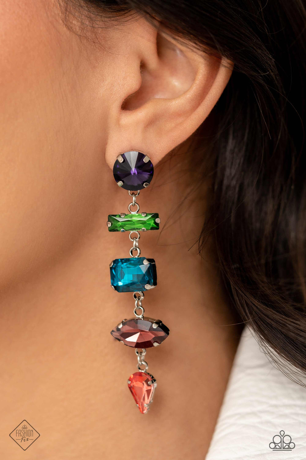 Paparazzi - Connected Confidence - Multi Earring