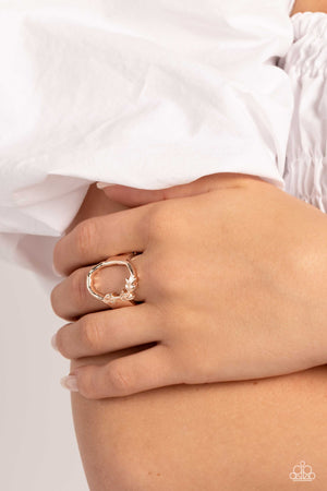 Paparazzi - Greek Garden - Rose Gold Ring