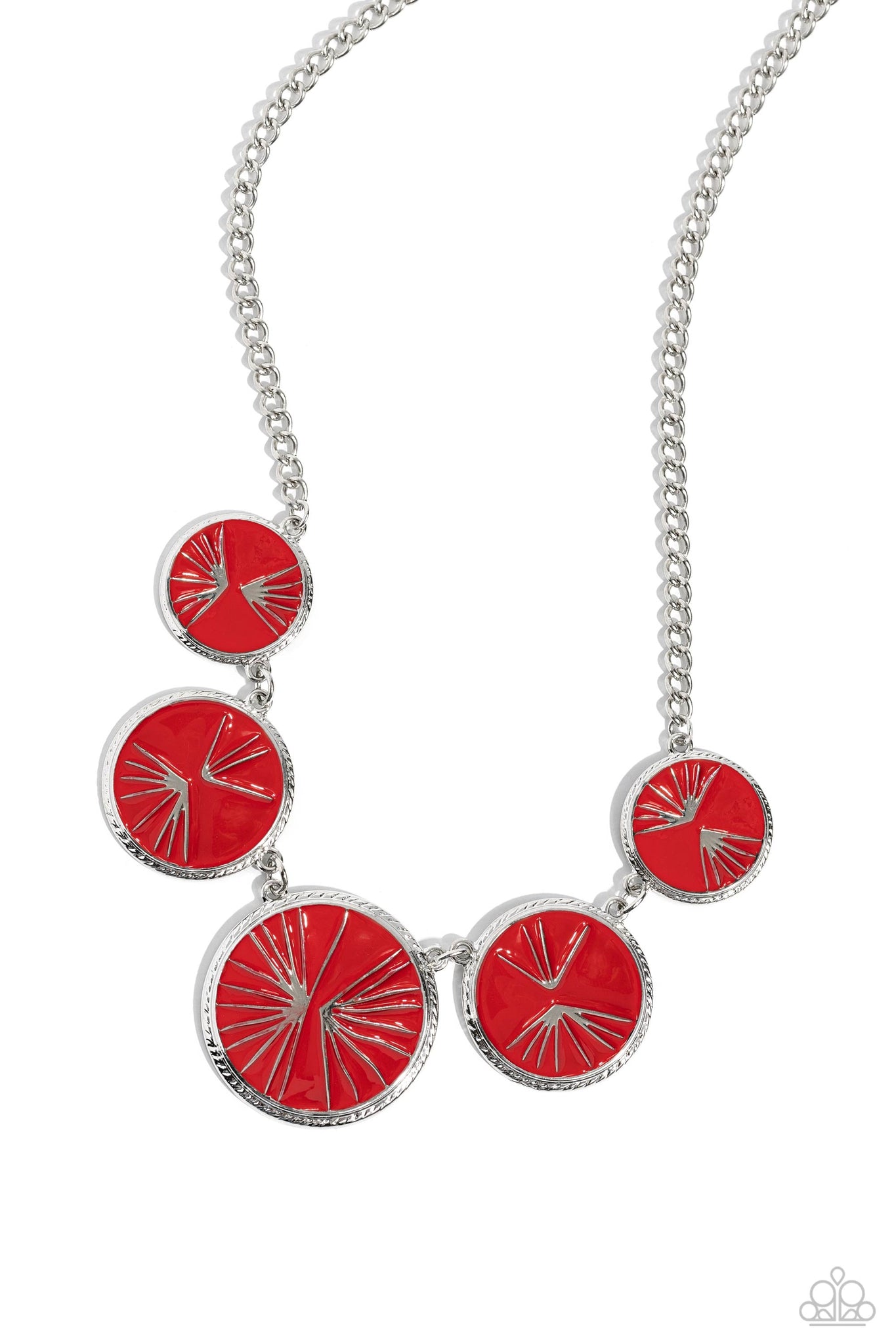 Paparazzi - PALM Before the Storm - Red Necklace