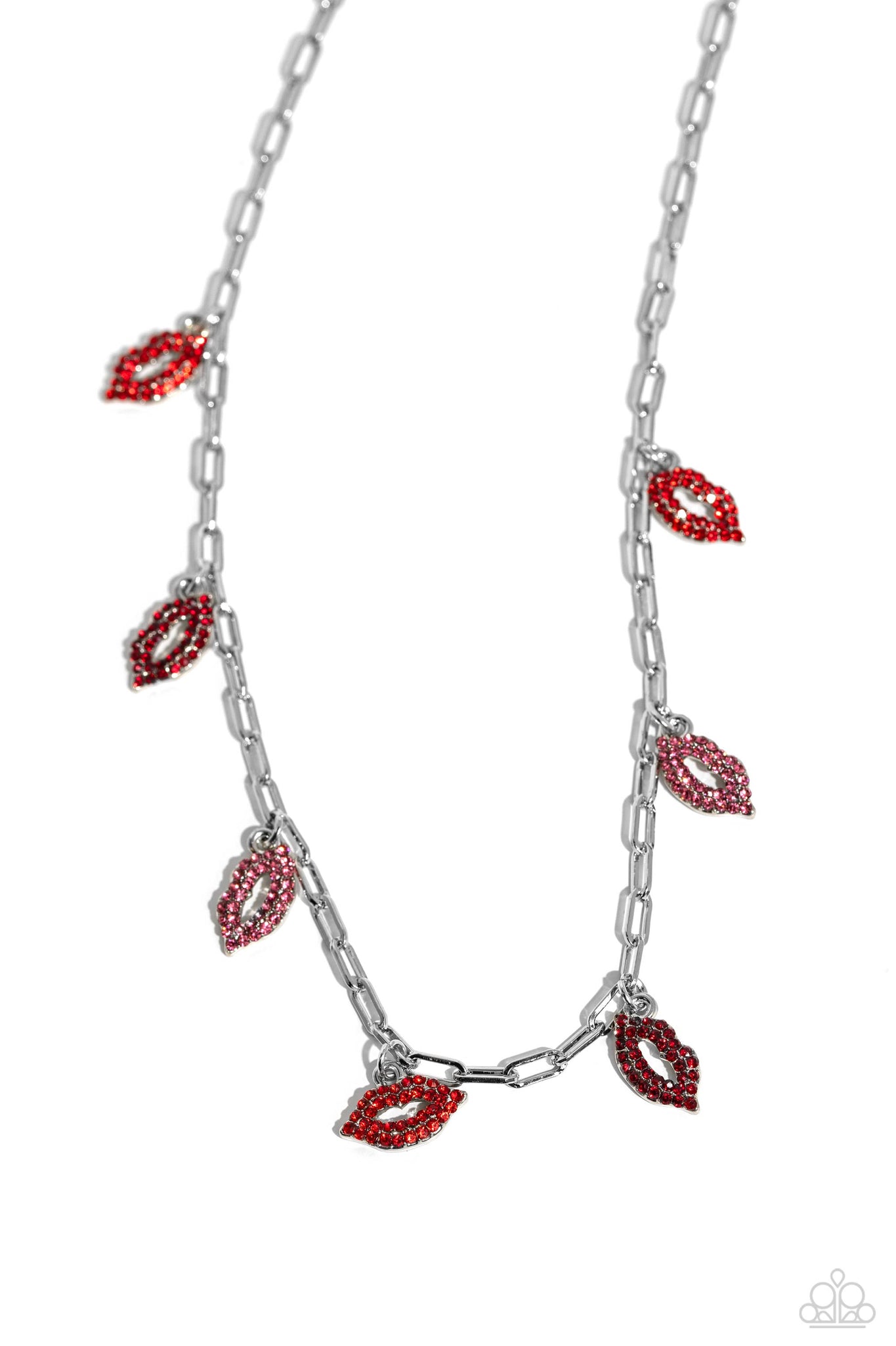 Paparazzi - KISS the Mark - Red Necklace