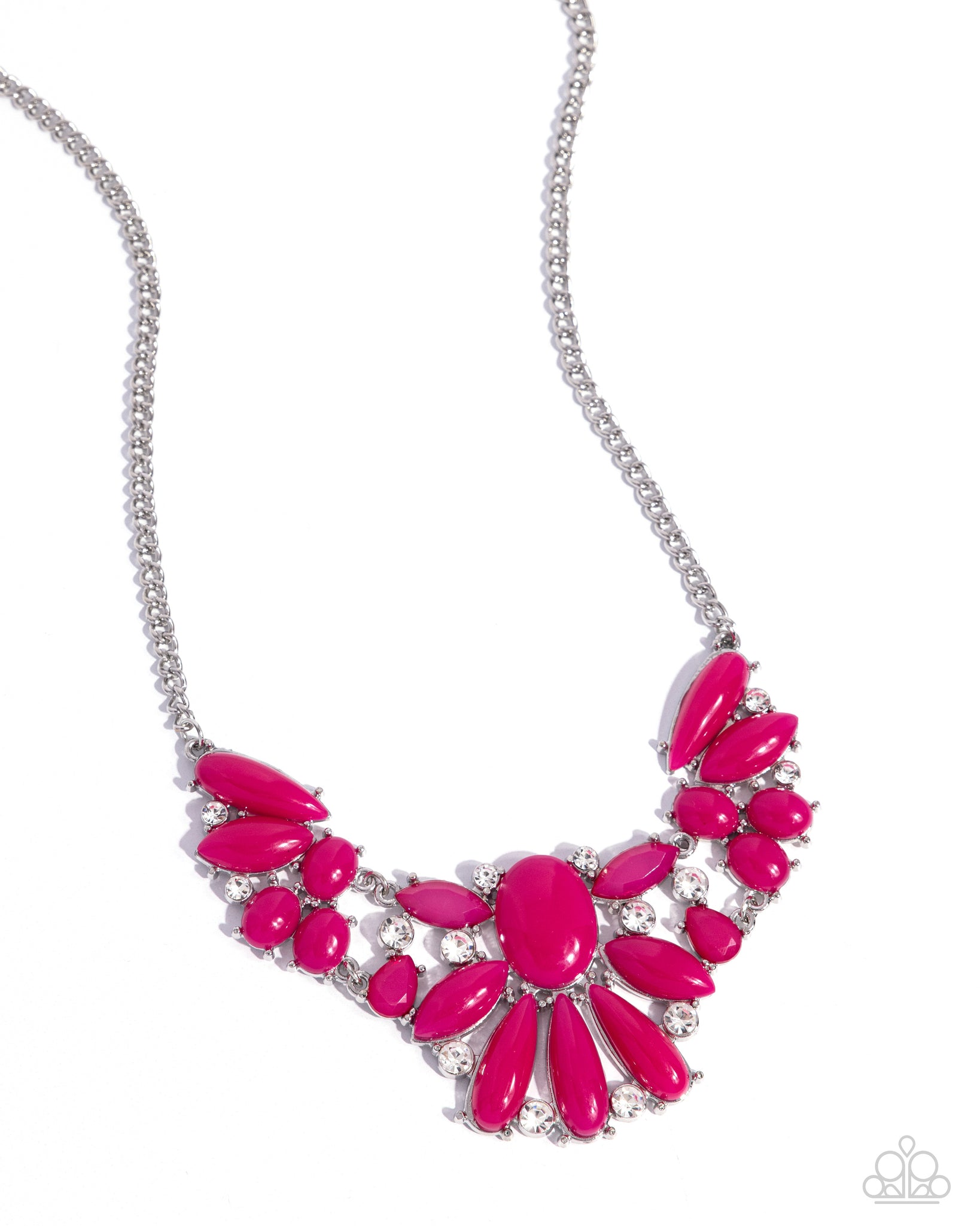 Paparazzi - Dazzling Diadem - Pink Necklace