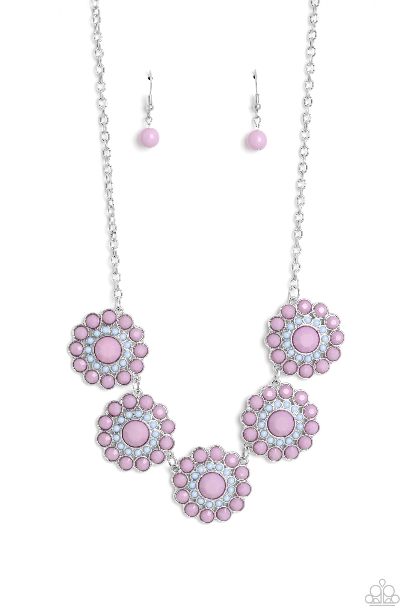 Paparazzi - Floral Fervor - Purple Necklace