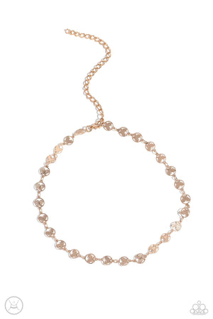 Paparazzi - Fluttering Festival - Rose Gold Necklace