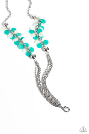 Paparazzi - Shell Sensation - Green Necklace