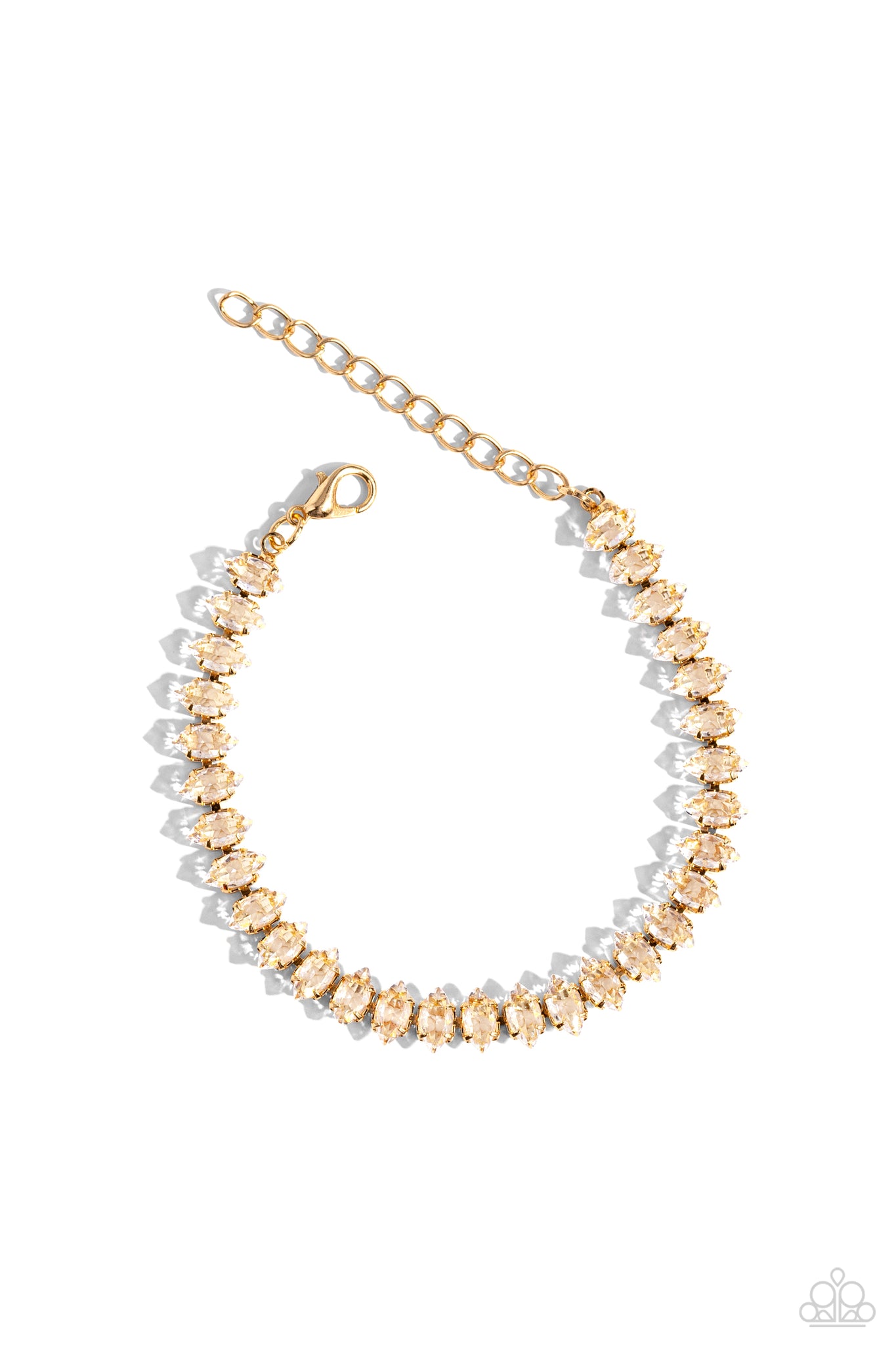 Paparazzi - Marquise Masterpiece - Gold Bracelet