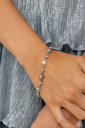 Paparazzi - Particularly Pronged - Silver Bracelet