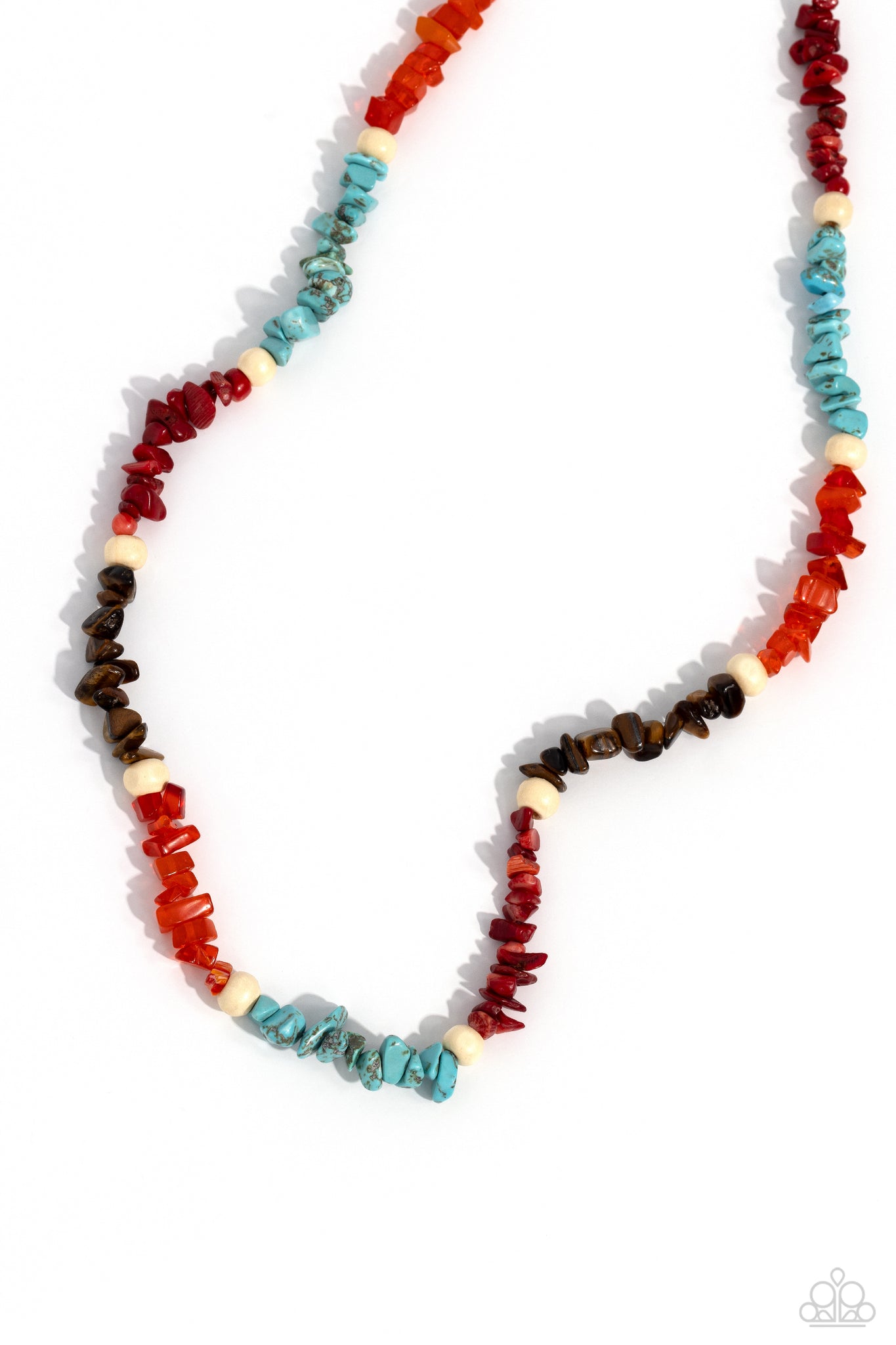 Paparazzi - Soothing Stones - Red Necklace