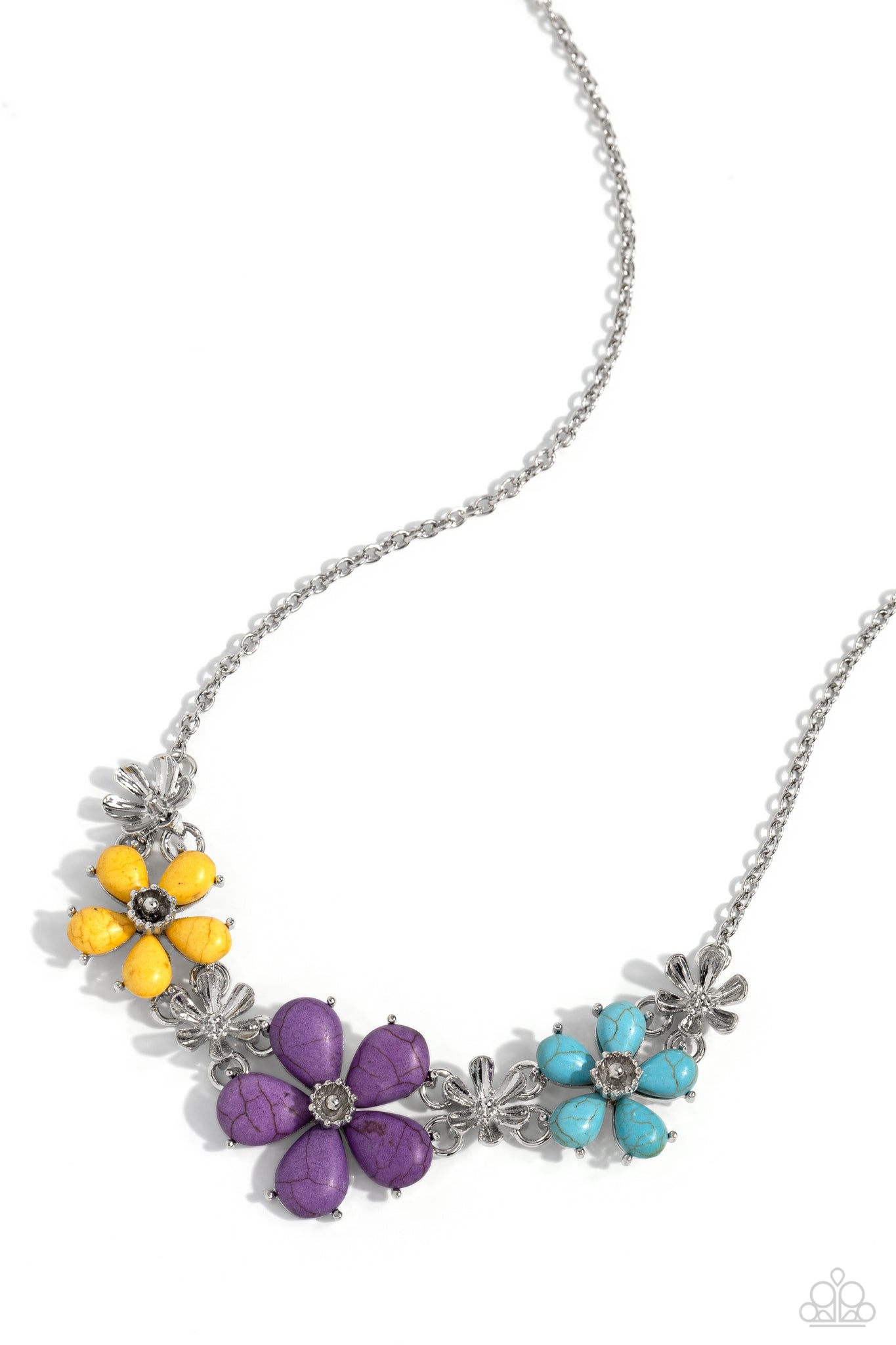 Paparazzi - Growing Garland - Purple Necklace