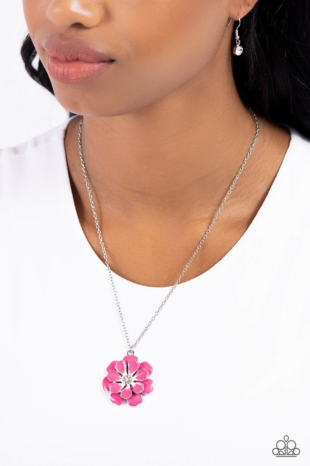 Paparazzi - Beyond Blooming - Pink Necklace