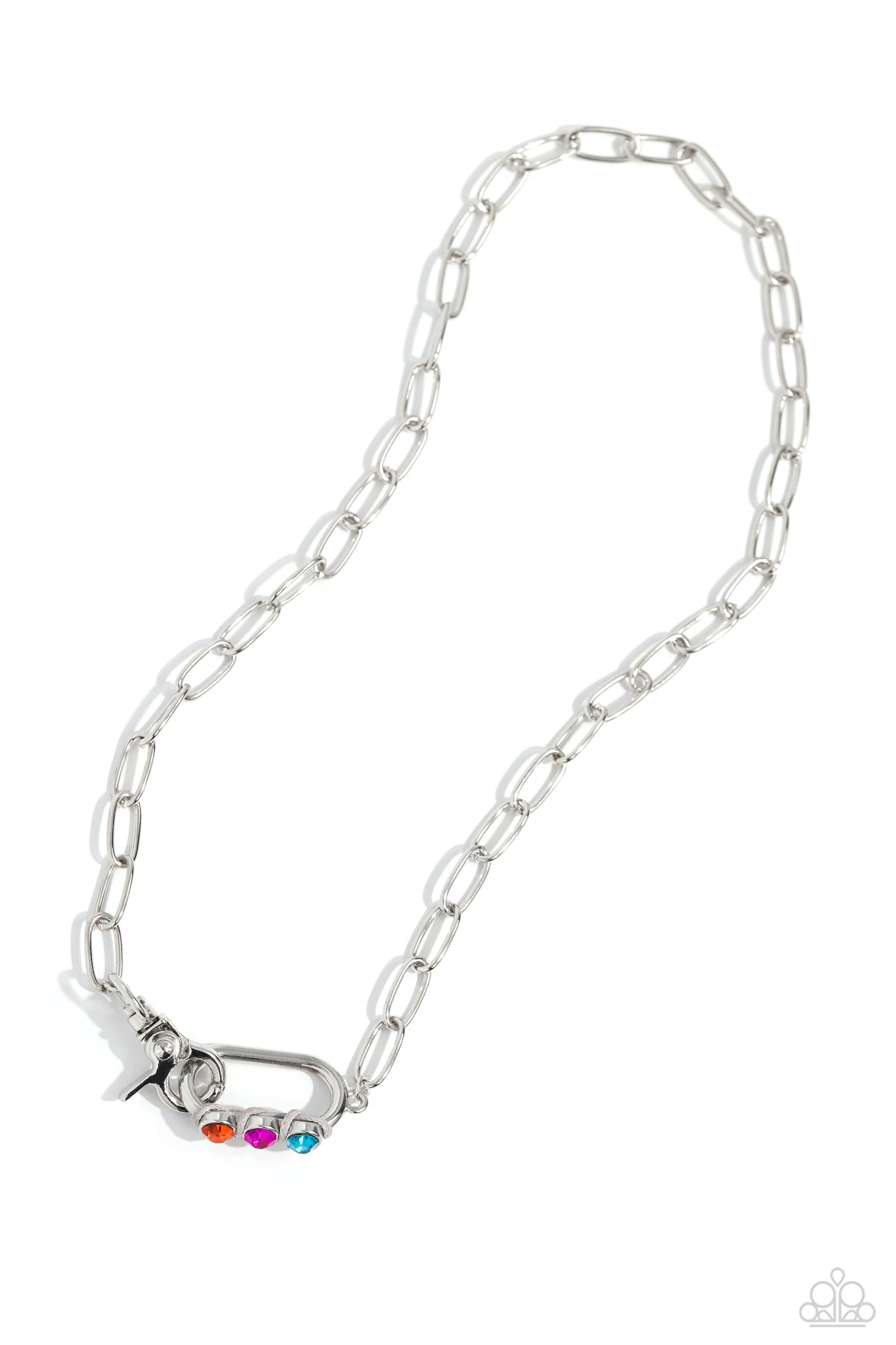 Paparazzi - Dont Want to Miss a STRING - Silver Necklace