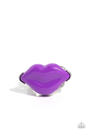 Paparazzi - Lively Lips - Purple Ring