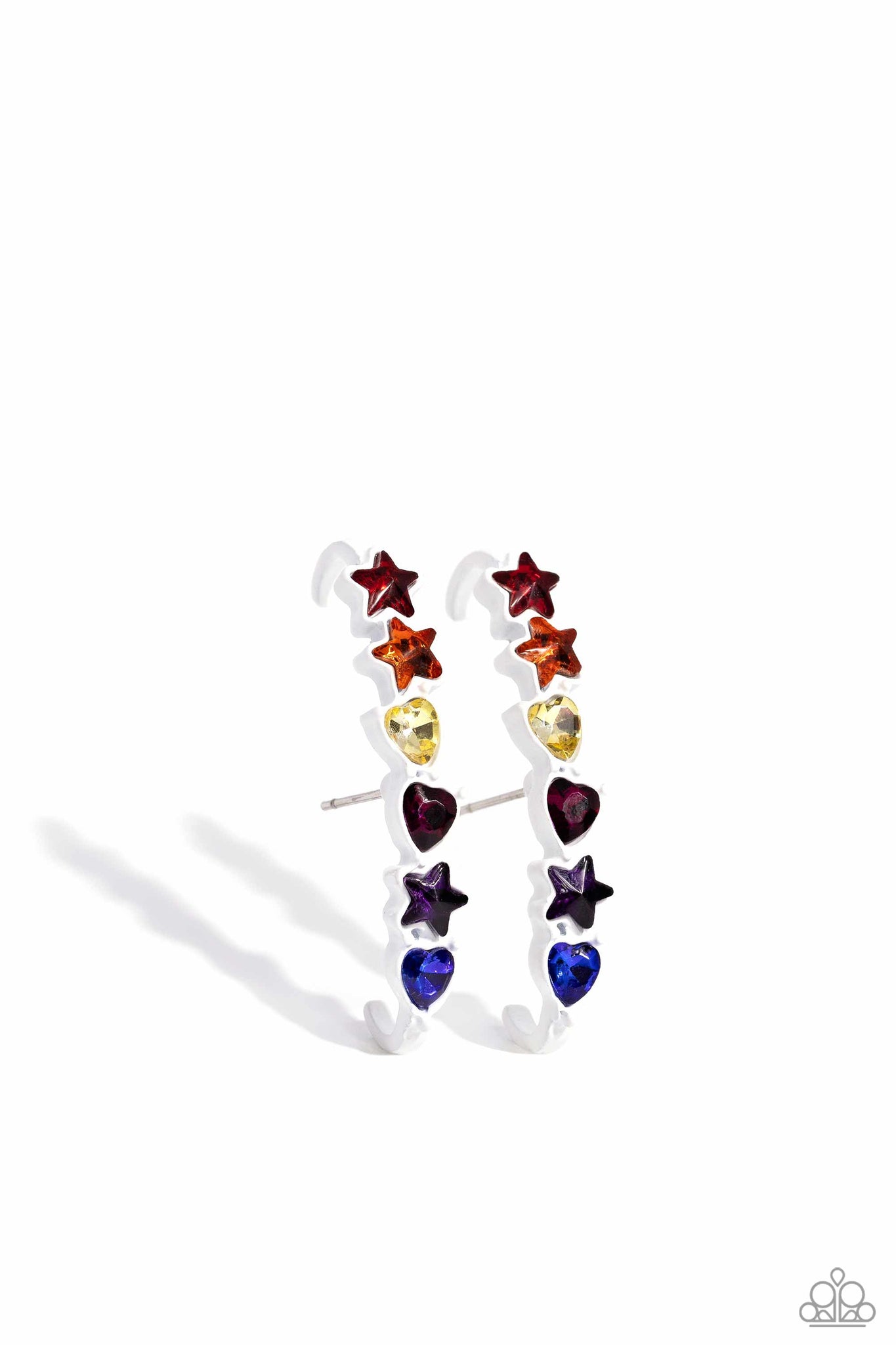 Paparazzi - In Good Shape - Multi Earrings