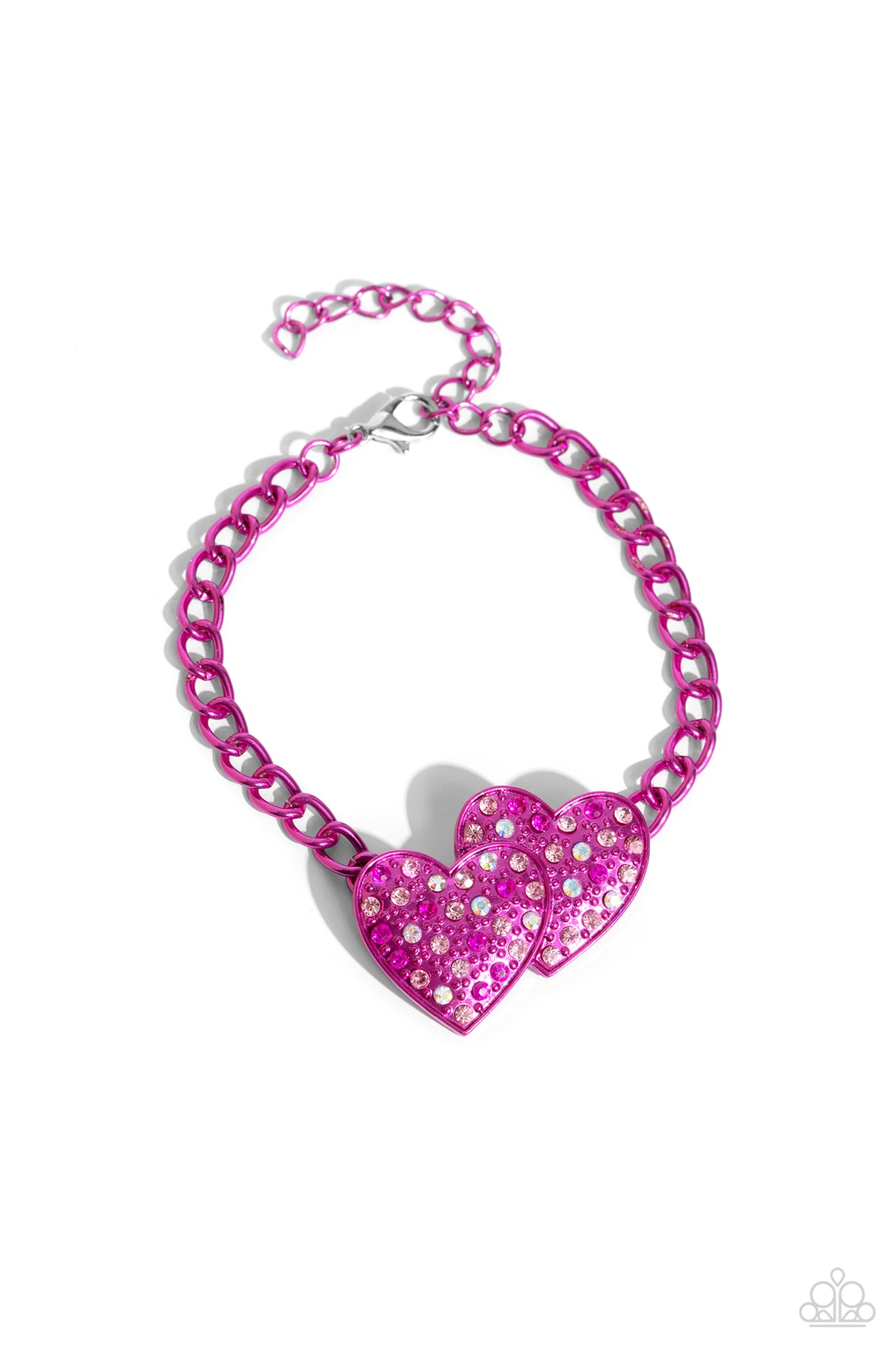 Paparazzi - Lovestruck Lineup - Pink Bracelet