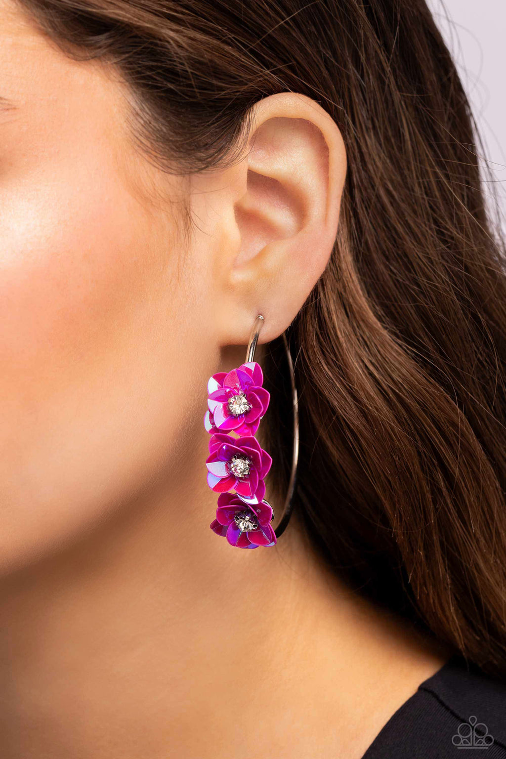 Paparazzi - Ethereal Embellishment - Pink Earrings