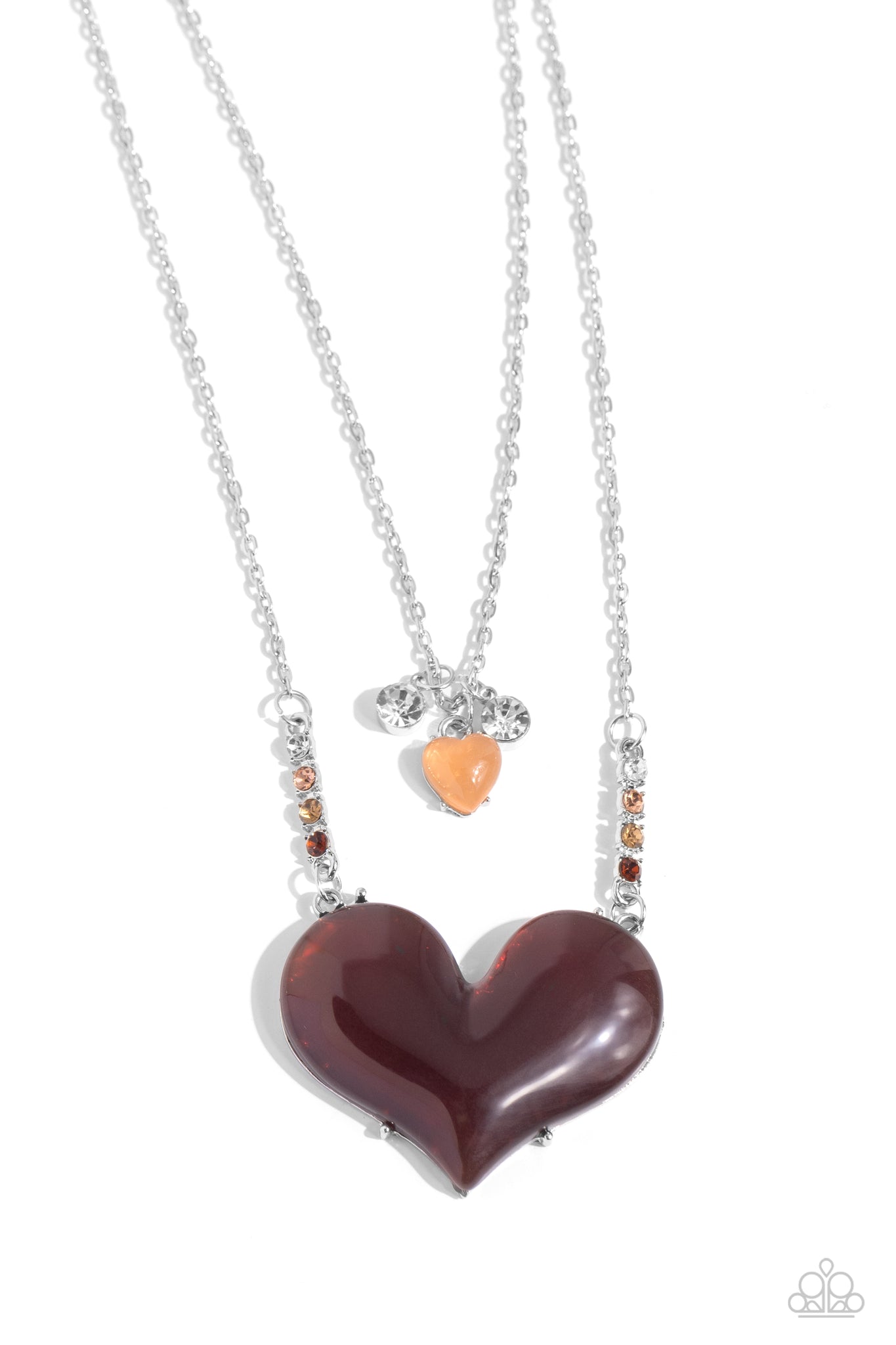 Paparazzi - Heart-Racing Recognition - Brown Necklace