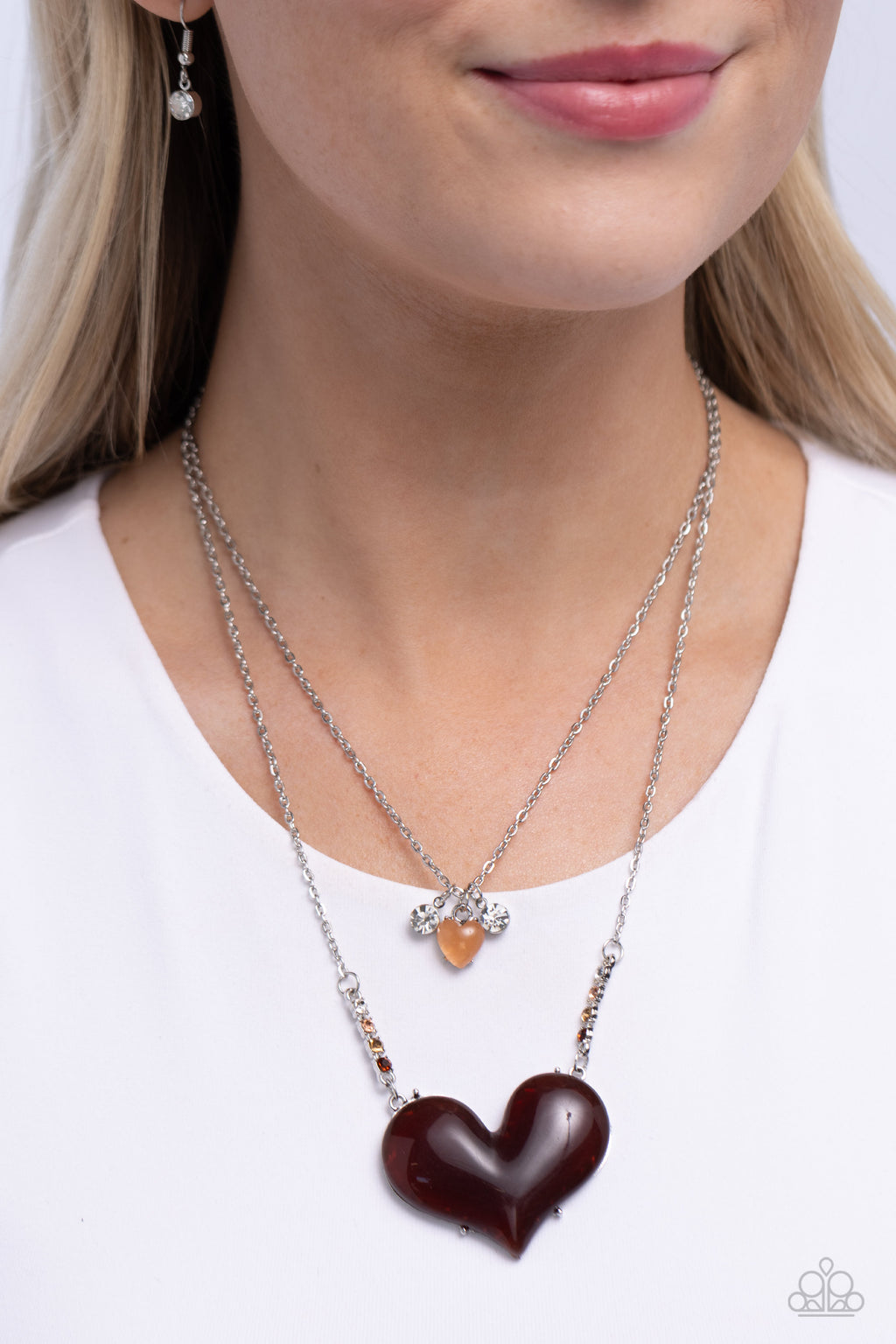 Paparazzi - Heart-Racing Recognition - Brown Necklace
