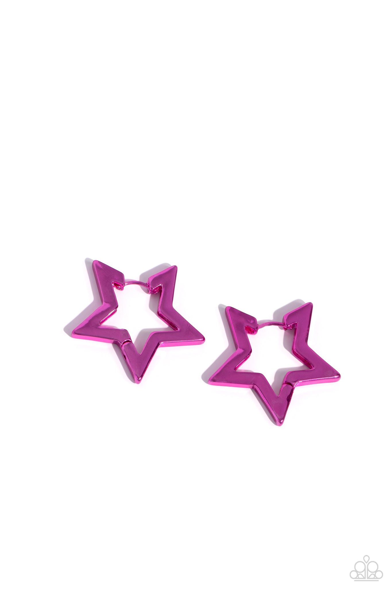 Paparazzi - In A Galaxy STAR, STAR Away - Pink Earrings