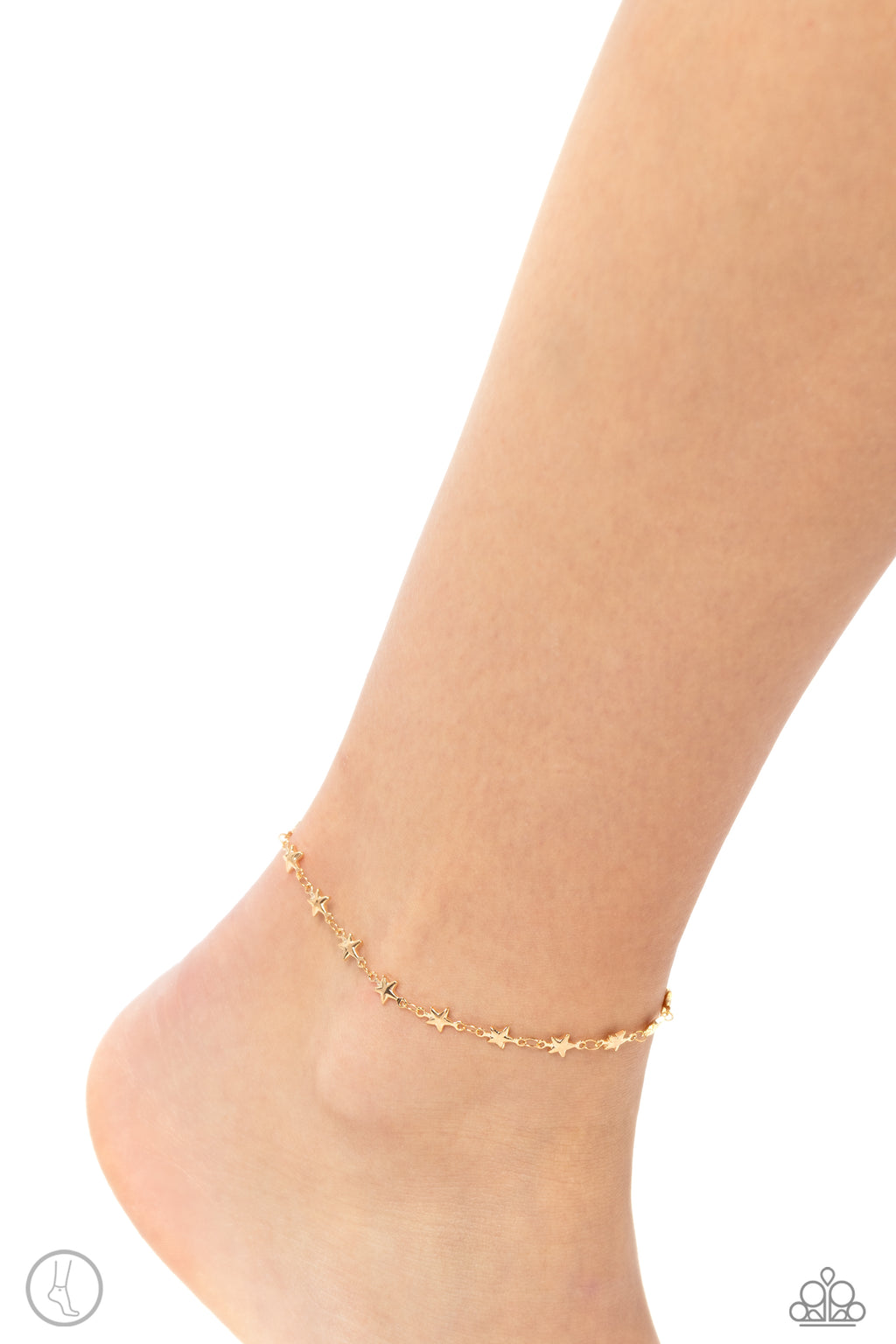 Paparazzi - Starry Swing Dance - Gold Anklet