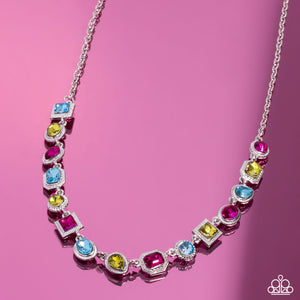 Paparazzi - Gallery Glam - Multi Necklace