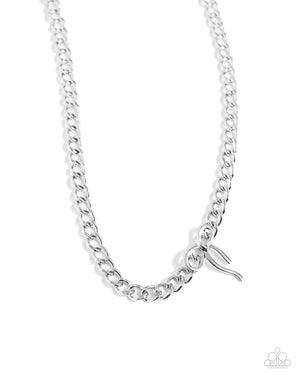 Paparazzi - Leading Loops - Silver Necklace