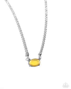 Paparazzi - Dynamic Delicacy - Yellow Necklace