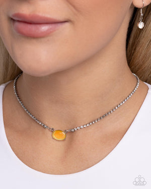 Paparazzi - Dynamic Delicacy - Yellow Necklace