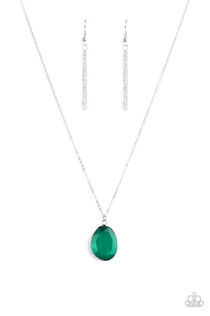 Paparazzi - Icy Opalescence - Green Necklace