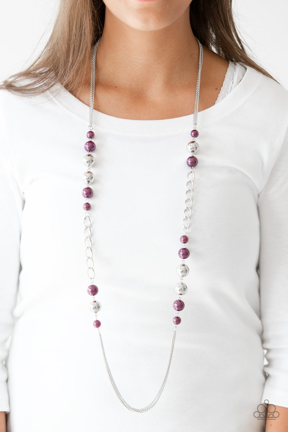 Paparazzi Accessories - Uptown Talker - Purple Necklace