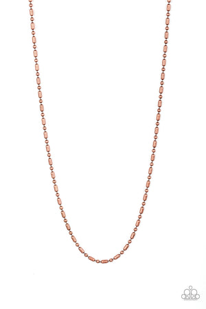 Paparazzi Accessories - Covert Operation - Copper Necklace