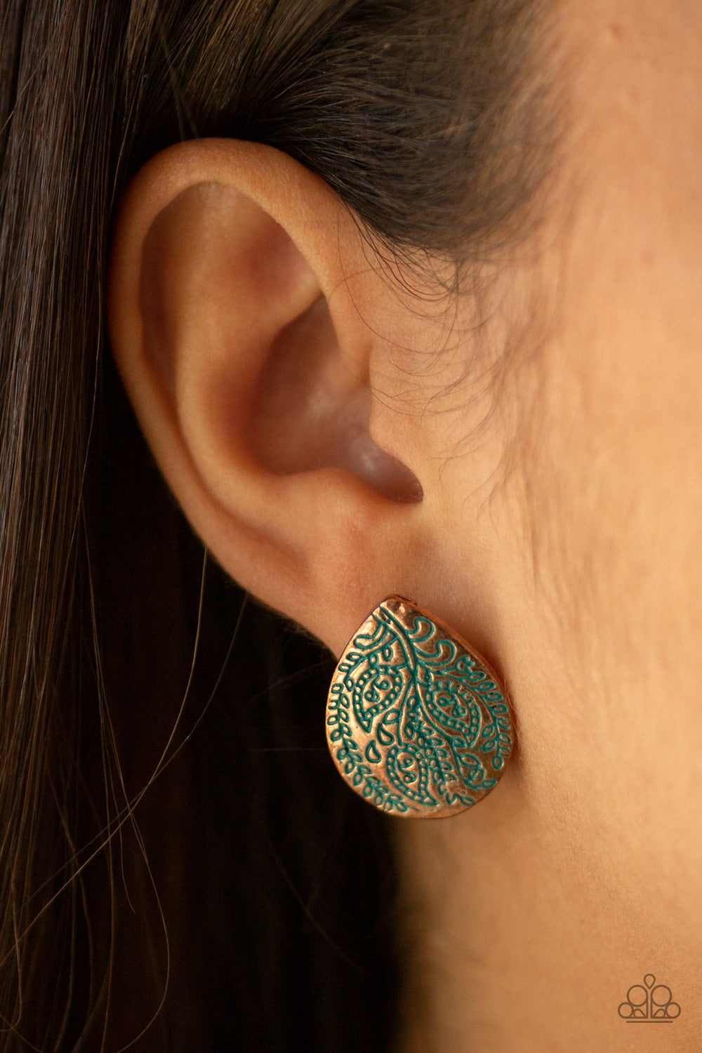 Paparazzi - Seasonal Bliss - Copper Earrings