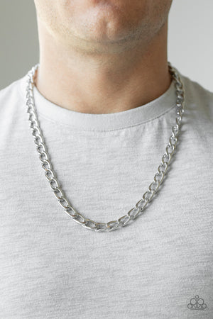 Paparazzi Accessories - Big Win - Silver Necklace