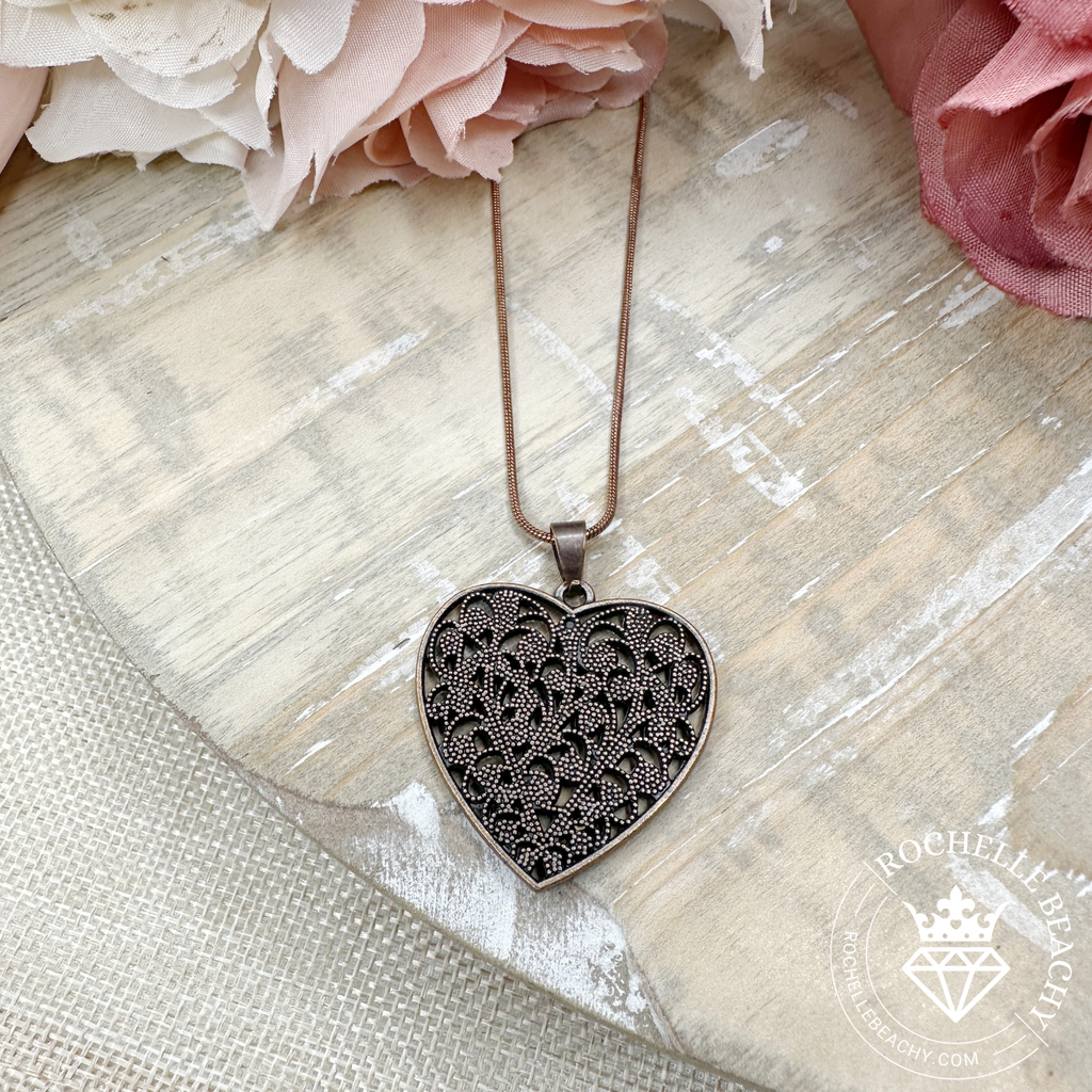 Paparazzi - Look Into Your Heart - Copper Necklace