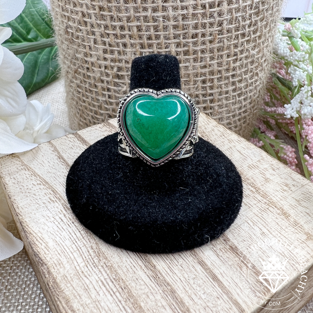 Paparazzi - Stone Age Admirer - Green Ring