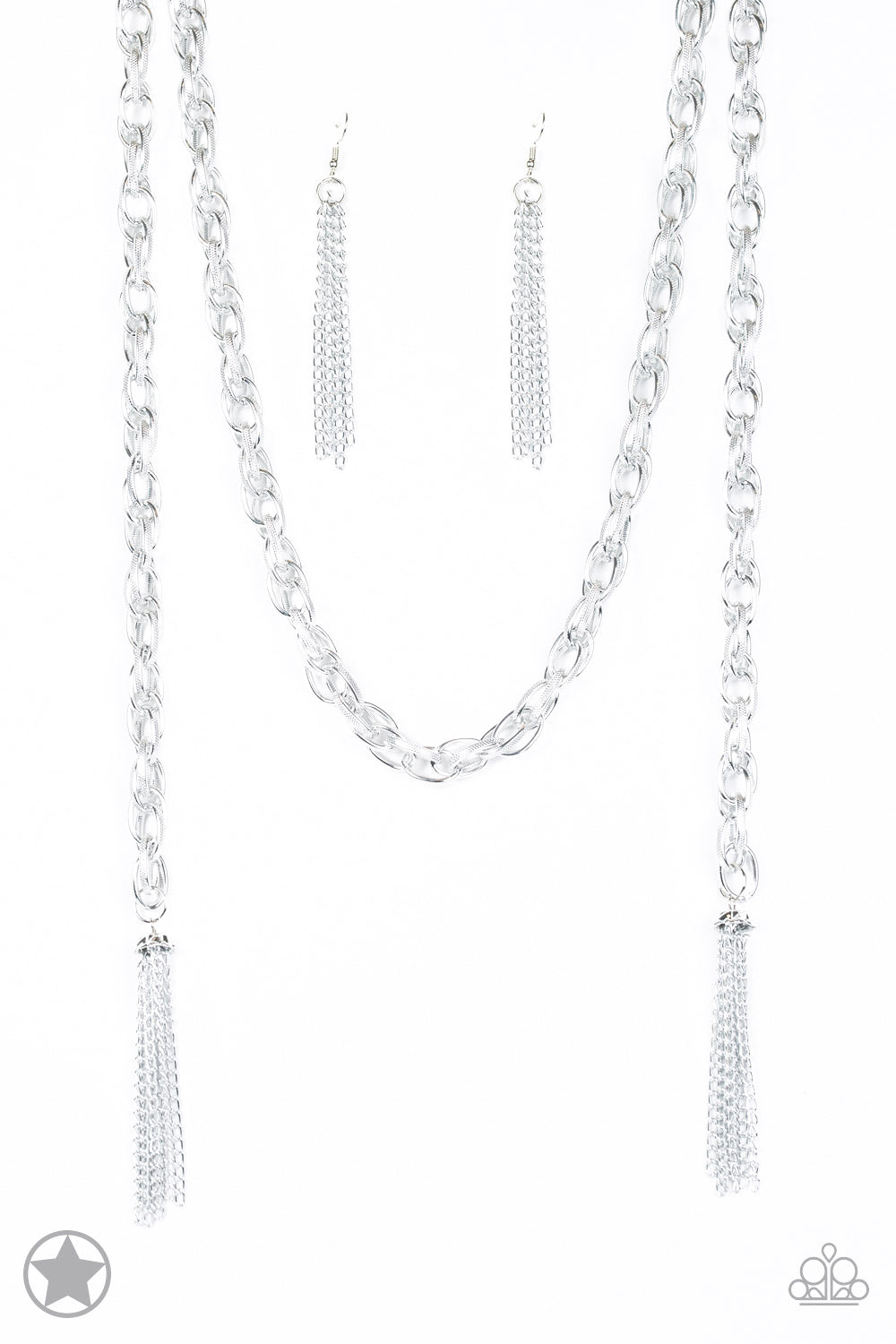 Paparazzi Accessories - SCARFed for Attention - Silver Necklace